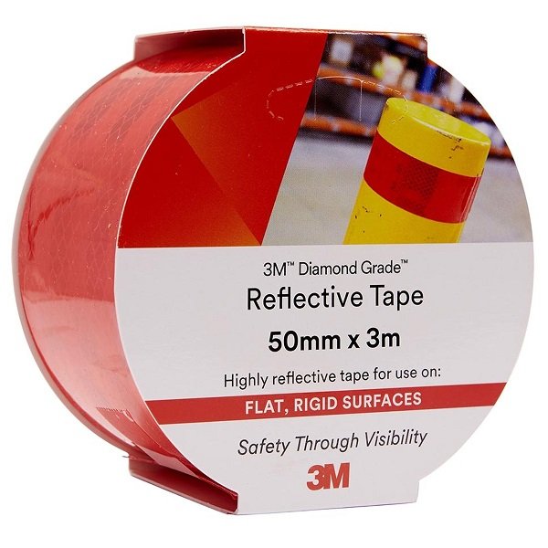 3M Diamond Grade 983-72 50mm x 3m Reflective Tape - Red