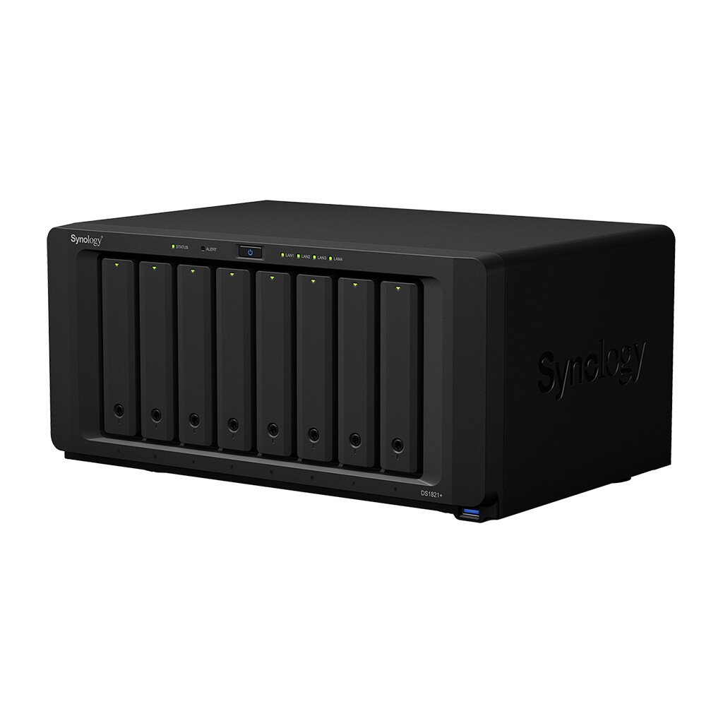 Synology DiskStation DS1821+ 8 Bay 4GB RAM Disskless Tower NAS