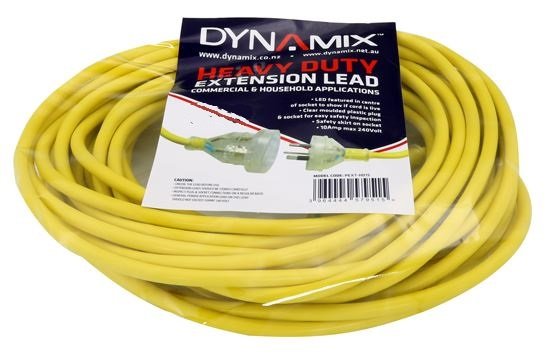 Dynamix 10m 240v Heavy Duty Power Extension Lead Cable