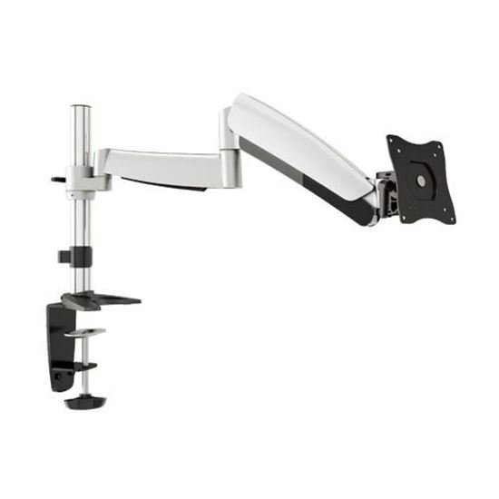 Brateck Counterbalance Single Desk Mount Bracket for 13-27 Inch Flat Panel TVs or Monitors - Up to 9kg