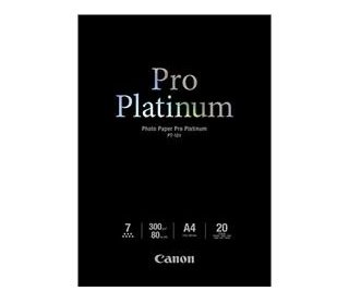 Canon PT101A4-20 Pro Platinum A4 300gsm Photo Paper - 20 Sheets
