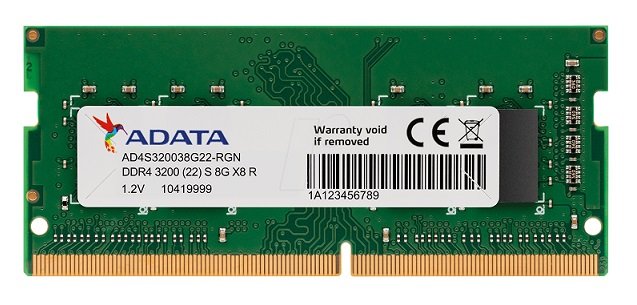 ADATA Premier 8GB DDR4 3200MHz SO-DIMM Memory Module