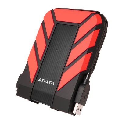 ADATA HD710P Durable 1TB USB 3.1 External Hard Drive - Red