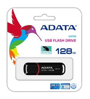 ADATA Dashdrive UV150 128GB USB Flash Drive - Black