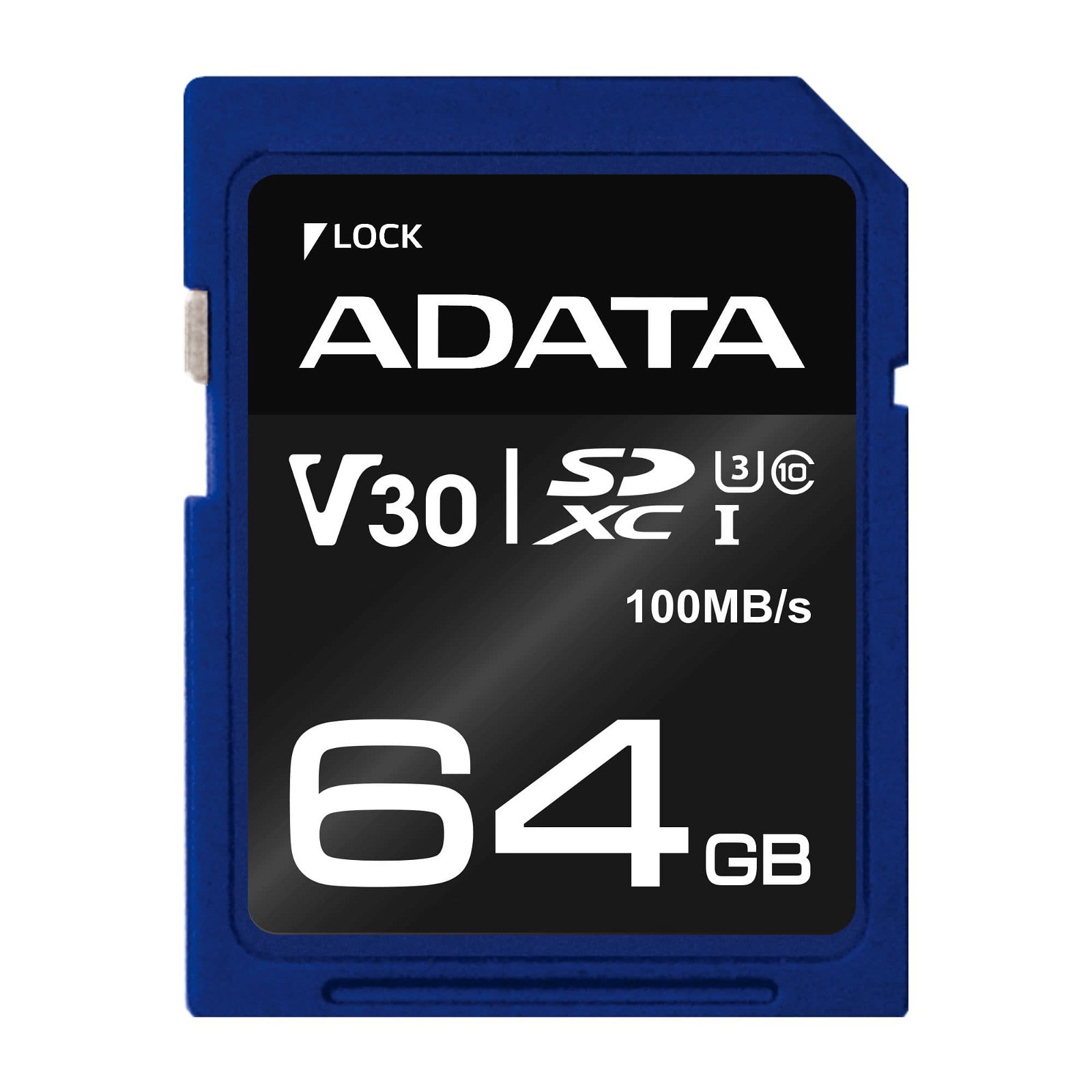 ADATA Premier Pro 64GB Class 10 UHS-3 V30 SDXC Memory Card