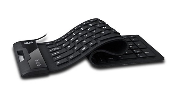 Adesso Antimicrobial Waterproof Flexible USB WIred Keyboard