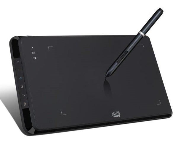 Adesso CyberTablet W9 8 x 5 Inch Wireless Graphic Tablet