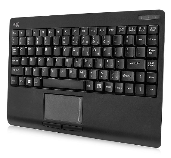Adesso SlimTouch 4110 Wireless Mini Keyboard with Touchpad