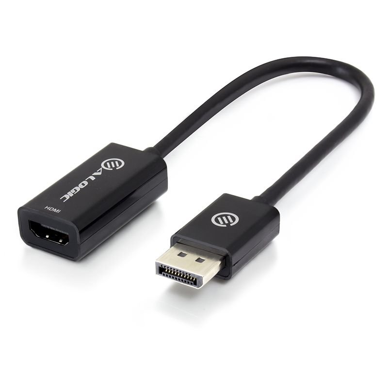ALOGIC 20cm DisplayPort Male to HDMI Female Adapter