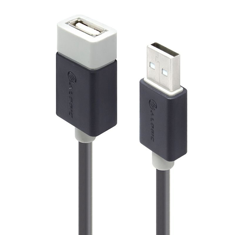 ALOGIC 2m USB 2.0 Type A Male to Type A Female Extension Cable