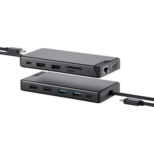 ALOGIC MV2 USB-C Dual Display DP Alt Mode Docking Station - 2x HDMI, 1x VGA 2x USB-A 2.0, 2x USB-A 3.1, 2x USB-C,1x RJ45