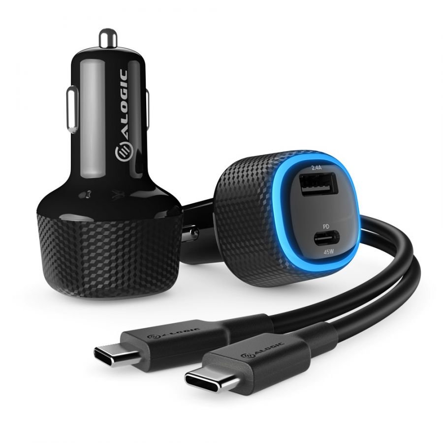 ALOGIC Rapid 2 USB-C and USB-A Laptop And Phone Car Charger