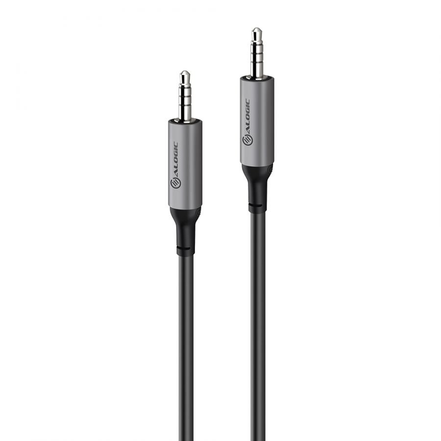 ALOGIC Ultra 5m 3.5mm to 3.5mm Audio Cable - Space Grey