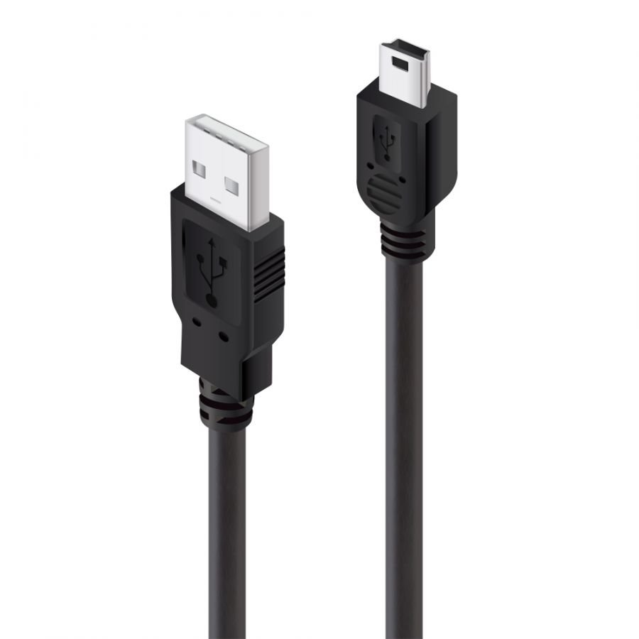 ALOGIC 2m USB 2.0 Type A to Type B Mini USB Cable