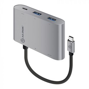 ALOGIC USB-C Multiport Adapter with 2 USB 3.0, Card Reader and Power Delivery