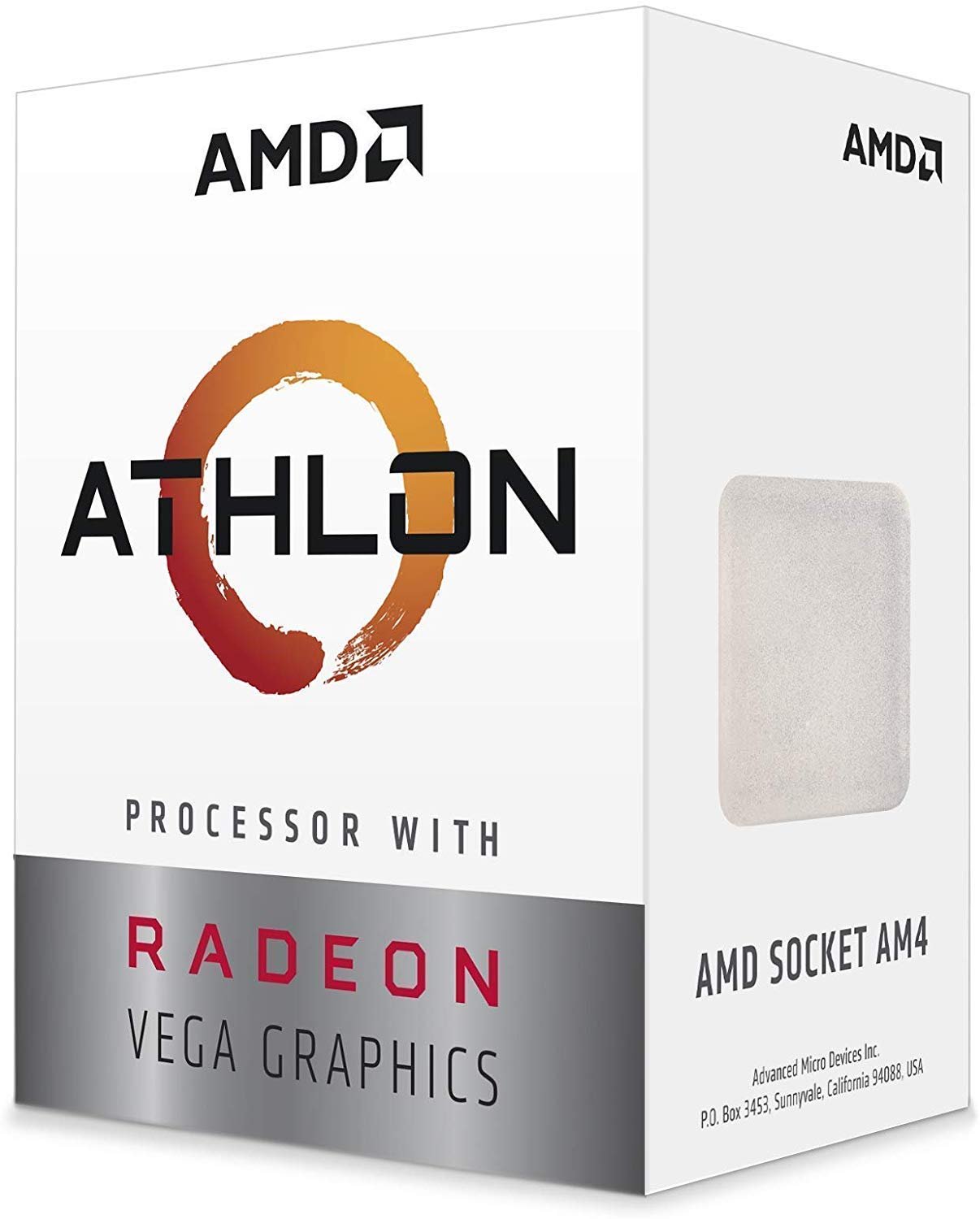 AMD Athlon 220GE Dual-Core 3.40GHz AM4 Processor with Vega 3 Radeon Graphics