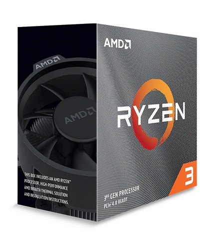 AMD Ryzen 3 3300X Quad Core AM4 CPU with Wraith Stealth Cooler