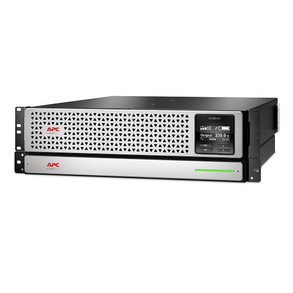 APC Smart-UPS SRT 1500VA 1350W 8 Outlet Double Conversion Online 3RU Rack Mount Lithium Ion UPS with Network Card
