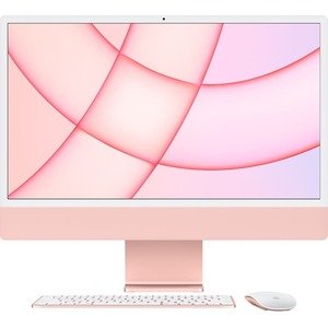 Apple iMac with Retina 24 Inch M1 8C/7G 8GB RAM 256GB SSD All-in-One Desktop with macOS - Pink