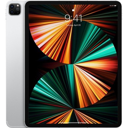 Apple iPad Pro (5th Gen) 12.9 Inch M1 16GB RAM 1TB Wi-Fi and Cellular Tablet with iPadOS 14 - Silver