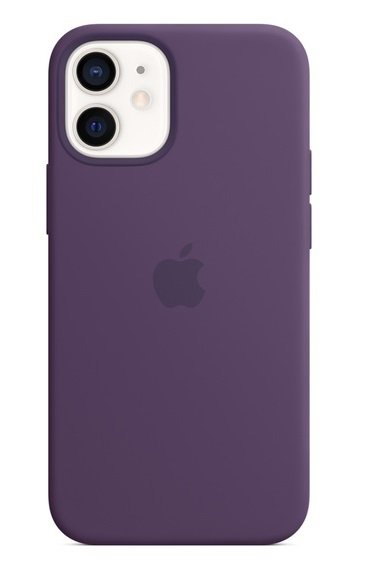 Apple Silicone Case with MagSafe for iPhone 12 and 12 Pro - Amethyst