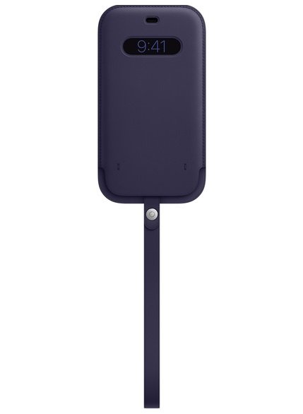Apple iPhone 12 Pro Max Leather Sleeve with MagSafe - Deep Violet