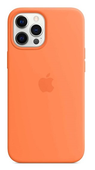 Apple Silicone MagSafe Case for iPhone 12 Pro Max - Kumquat