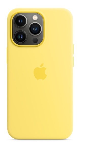 Apple Silicone Case with MagSafe for iPhone 13 Pro - Lemon Zest