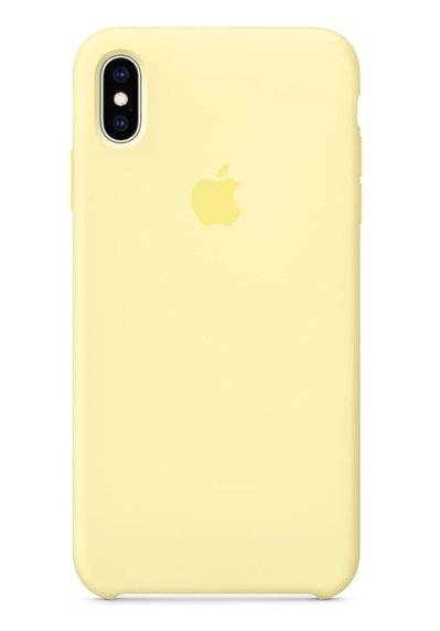 Apple iPhone Silicone Case for iPhone XS Max - Mellow Yellow