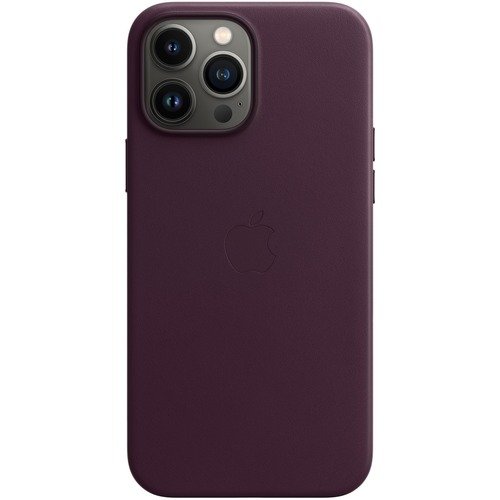 Apple Leather Case with MagSafe for iPhone 13 Pro Max - Dark Cherry