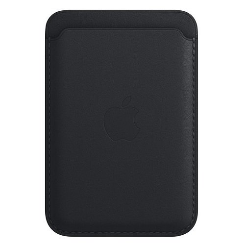 Apple Leather Wallet with MagSafe for iPhone - Midnight