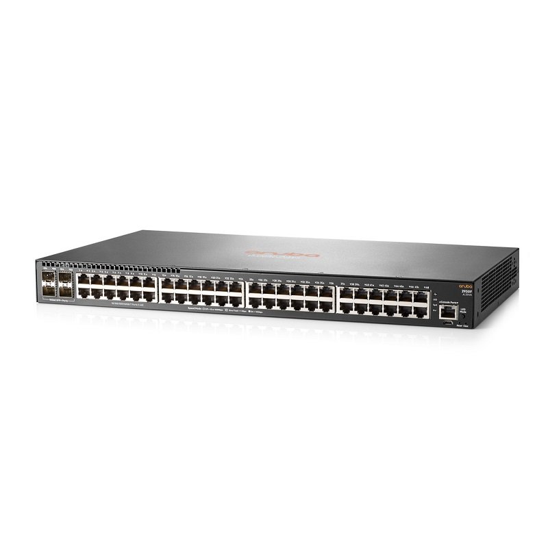 Aruba 2930F-48G-4SFP+ 48 Port Layer 3 Gigabit Managed Switch + 4 x SFP+