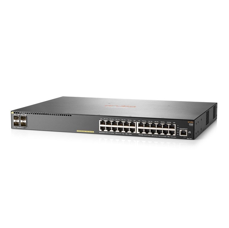 Aruba 2930F-24G-PoE+-4SFP 24 Port Layer 3 Gigabit PoE+ Managed Switch + 4 x SFP