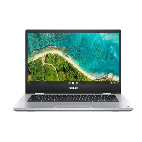 Asus Chromebook Flip CM1 14 Inch Touch AMD 3015Ce 2.3GHz 8GB RAM 64GB eMMC Laptop with Chrome OS - Silver