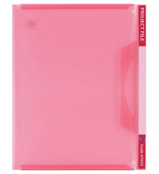 Avery A4 Transparent Plastic Project File - Red