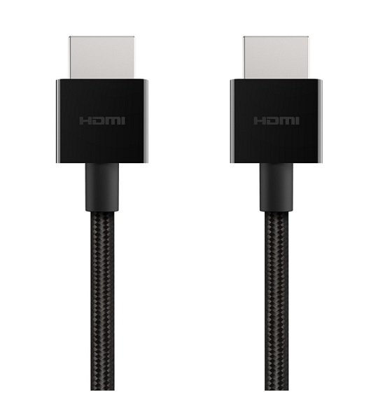 Belkin 2m 4K Ultra High Speed HDMI 2.1 Braided Cable - Black