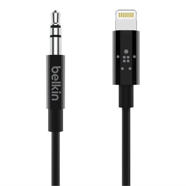 Belkin 90cm Audio Cable With Lightning Connector - Black