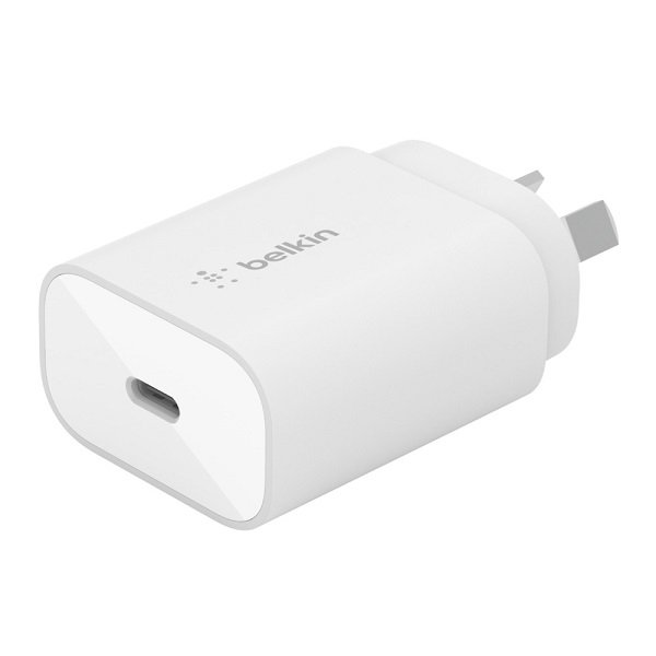 Belkin BoostCharge 25W USB-C Power Delivery Wall Charger - White