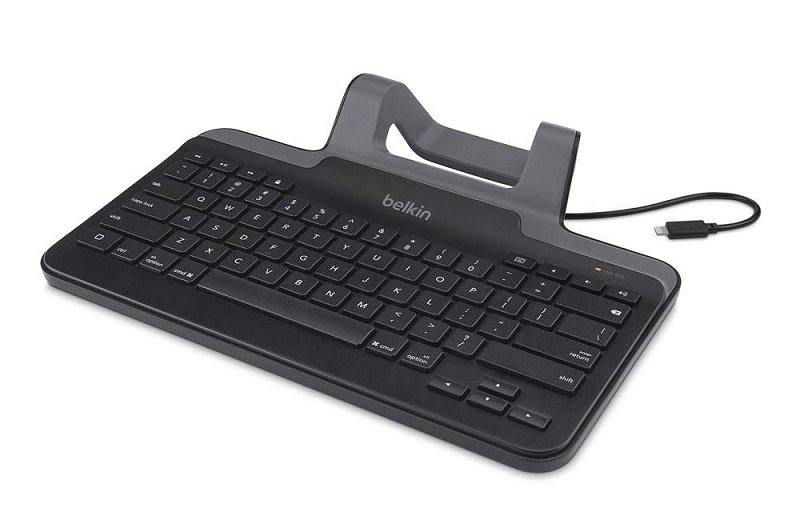 Belkin Wired Tablet Keyboard with Stand for iPad (Lightning Connector)