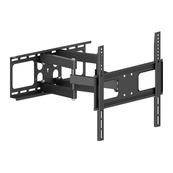 Brateck Economy Solid Articulating Wall Mount Bracket for 32-55 Inch Curved & Flat Panel TVs or Monitors - Up to 50kg