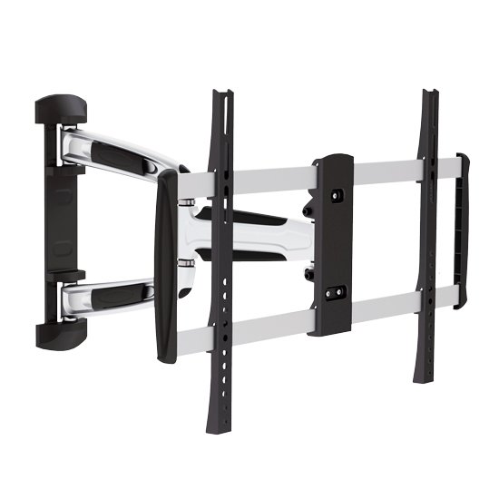 Brateck Aluminum Full-motion Wall Mount Bracket for 37-70 Inch Curved & Flat Panel TVs or Monitors - Up to 35kg