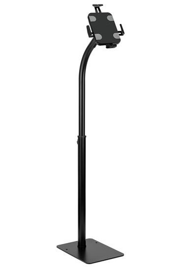 Brateck Anti-Theft Tablet Floor Stand with Built-In Height Adjustment for 7.9-11 Inch Tablets