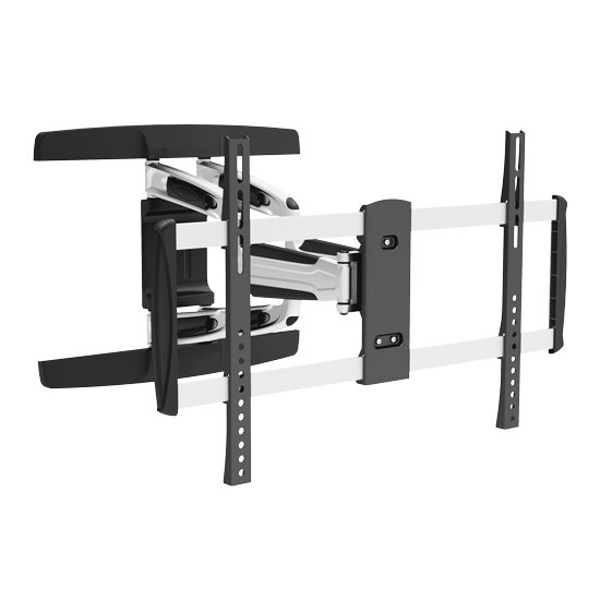Brateck Solid Aluminum Full-motion Wall Mount Bracket for 37-70 Inch Flat Panel TVs or Monitors - Up to 50kg