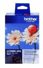 Brother LC39BK Black Ink Cartridge - Twin Pack