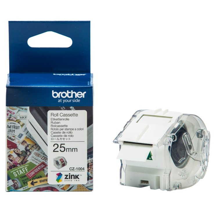 Brother CZ-1004 25mm x 5m Full Colour Continuous Label Roll