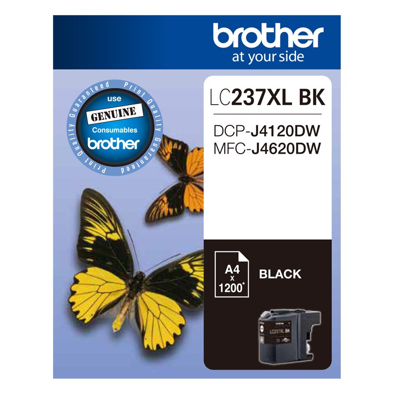 Brother LC237XLBK Black High Yield Ink Cartridge