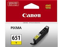 Canon CLI-651Y Yellow Ink Cartridge