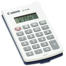 Canon LC210L 8 Digit Small Handheld Calculator