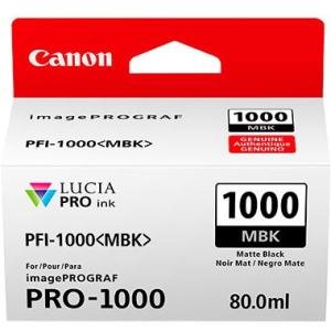 Canon PFI-1000MBK Matte Black 80ml Ink Tank Cartridge