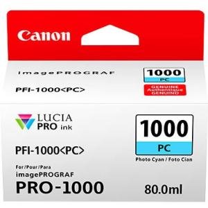 Canon PFI-1000PC Photo Cyan 80ml Ink Tank Cartridge